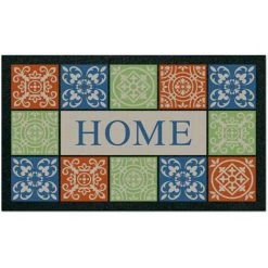 INTEX DECO Tapis D'entrée Rectangle Imprimé 40 X 68 Cm Azulej