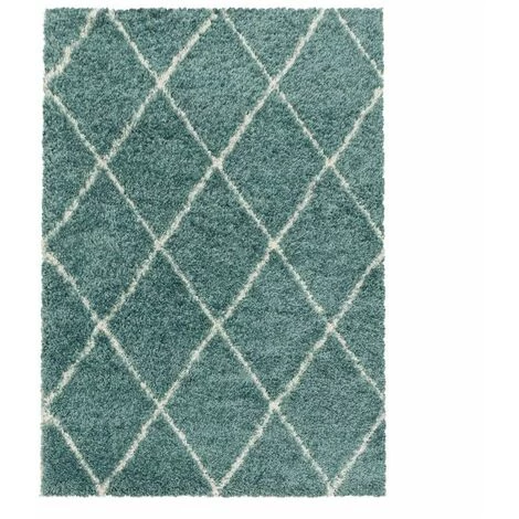 Tapis BOBOCHIC - Tapis Shaggy LANA Motif Berbère 60x110 Bleu - Bleu 1 Tapis BOBOCHIC - Tapis Shaggy LANA Motif Berbère 60x110 Bleu - Bleu