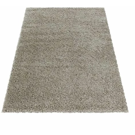 Tapis BOBOCHIC - Tapis Shaggy TAZA Uni 60x110 Beige - Beige 2 Tapis BOBOCHIC - Tapis Shaggy TAZA Uni 60x110 Beige - Beige – Image 2