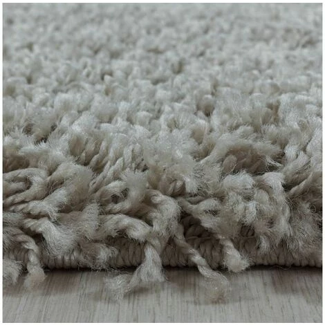 Tapis BOBOCHIC - Tapis Shaggy TAZA Uni 60x110 Beige - Beige 3 Tapis BOBOCHIC - Tapis Shaggy TAZA Uni 60x110 Beige - Beige – Image 3