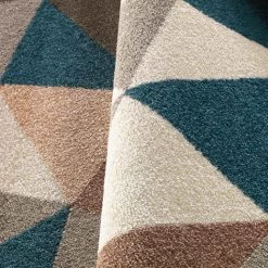 WMD Tapis Design Moderne à Motif Géométrique Multicolore Milano GLO010 | Taille: 60 X 110 -Tapis et paillasson Soldes 30144098 3