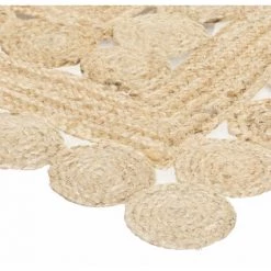 HOMEMAISON Tapis Rectangulaire En Jute Ajouré Beige 120 X 170 Cm - Beige 5 HOMEMAISON Tapis Rectangulaire En Jute Ajouré Beige 120 X 170 Cm - Beige -Tapis et paillasson Soldes 30144911 3