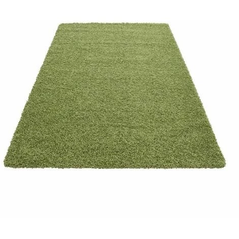 Tapis BOBOCHIC - Tapis Shaggy MANA Uni 60x110 Vert - Vert 1 Tapis BOBOCHIC - Tapis Shaggy MANA Uni 60x110 Vert - Vert