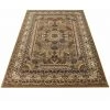 Tapis BOBOCHIC - Tapis Poils Courts KARMINA Motif Oriental 80x150 Beige - Beige