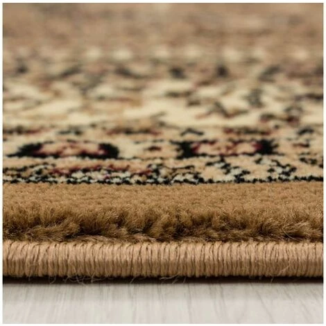 Tapis BOBOCHIC - Tapis Poils Courts KARMINA Motif Oriental 80x150 Beige - Beige 3 Tapis BOBOCHIC - Tapis Poils Courts KARMINA Motif Oriental 80x150 Beige - Beige – Image 3
