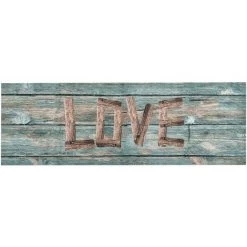 TRUE DEAL Tapis De Sol De Cuisine Lavable Love 45x150 Cm -Tapis et paillasson Soldes 30365207 3