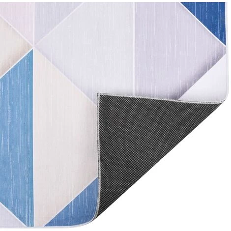 TRUE DEAL Tapis Imprimé Multicolore 80x150 Cm Tissu 4 TRUE DEAL Tapis Imprimé Multicolore 80x150 Cm Tissu – Image 4