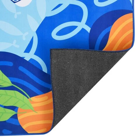 TRUE DEAL Tapis Imprimé Multicolore 80x150 Cm Tissu 4 TRUE DEAL Tapis Imprimé Multicolore 80x150 Cm Tissu – Image 4