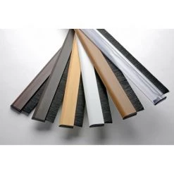 LINE CROSS Bas De Porte En Pvc Rigide Transparent - 1 M X 40 Mm