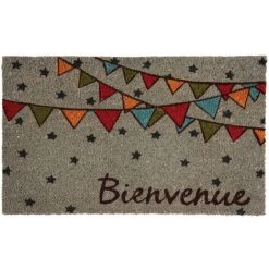 AUBRY GASPARD Paillasson Fanions Bienvenue Multicolore - Multicolore