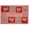 AUBRY GASPARD Paillasson Coeurs Bienvenue Multicolore - Multicolore