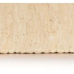 TRUE DEAL Tapis Chindi Coton Tissé à La Main 80 X 160 Cm Crème 7 TRUE DEAL Tapis Chindi Coton Tissé à La Main 80 X 160 Cm Crème -Tapis et paillasson Soldes 30669662 3