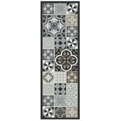 AUTRES Tapis Entry Carre Ciment 50x150 - VICA