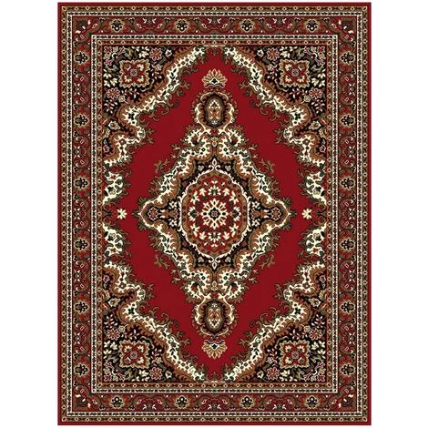DEZENCO Tapis Salon 80x150 Cm Rectangulaire SAHARA 05 Rouge Chambre Adapté Au Chauffage Par Le Sol - Rouge 2 DEZENCO Tapis Salon 80x150 Cm Rectangulaire SAHARA 05 Rouge Chambre Adapté Au Chauffage Par Le Sol - Rouge – Image 2