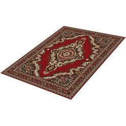 DEZENCO Tapis Salon 80x150 Cm Rectangulaire SAHARA 05 Rouge Chambre Adapté Au Chauffage Par Le Sol - Rouge 6 DEZENCO Tapis Salon 80x150 Cm Rectangulaire SAHARA 05 Rouge Chambre Adapté Au Chauffage Par Le Sol - Rouge -Tapis et paillasson Soldes 30969099 3