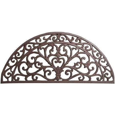 BISCOTTINI Pailasson En Fonte, Rouillie Veilli L68,5xPR32xH1,5 CmPaillasson De 5 Cm 2 BISCOTTINI Pailasson En Fonte, Rouillie Veilli L68,5xPR32xH1,5 CmPaillasson De 5 Cm – Image 2