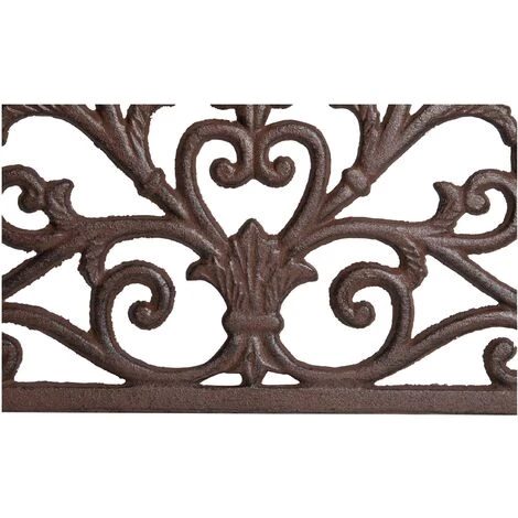 BISCOTTINI Pailasson En Fonte, Rouillie Veilli L68,5xPR32xH1,5 CmPaillasson De 5 Cm 3 BISCOTTINI Pailasson En Fonte, Rouillie Veilli L68,5xPR32xH1,5 CmPaillasson De 5 Cm – Image 3