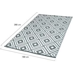 IDMARKET Tapis Extérieur ELMA 180 X 280 CM 9 IDMARKET Tapis Extérieur ELMA 180 X 280 CM -Tapis et paillasson Soldes 31558366 5