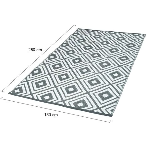 IDMARKET Tapis Extérieur ELMA 180 X 280 CM 5 IDMARKET Tapis Extérieur ELMA 180 X 280 CM – Image 5