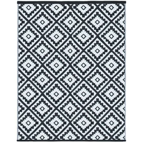 IDMARKET Tapis Extérieur BAHAMAS Noir 160 X 260 CM 2 IDMARKET Tapis Extérieur BAHAMAS Noir 160 X 260 CM – Image 2