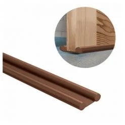 WOLFPACK Weatherstripping Porta Marrone Schiuma Sottoporta 95 Cm.