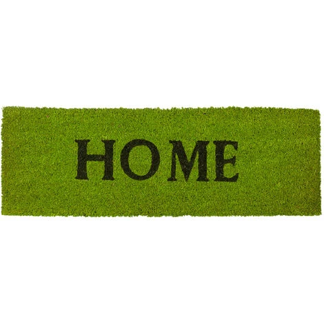 Relaxdays Paillasson Fibres De Coco Tapis De Sol Tapis Entrée Intérieur Extérieur Balcon Terrasse Jardin HOME HxlxP: 1,5 X 75 X 25 Cm Face Antidérapante Caoutchouc PVC, Couleur Vert 1 Relaxdays Paillasson Fibres De Coco Tapis De Sol Tapis Entrée Intérieur Extérieur Balcon Terrasse Jardin HOME HxlxP: 1,5 X 75 X 25 Cm Face Antidérapante Caoutchouc PVC, Couleur Vert