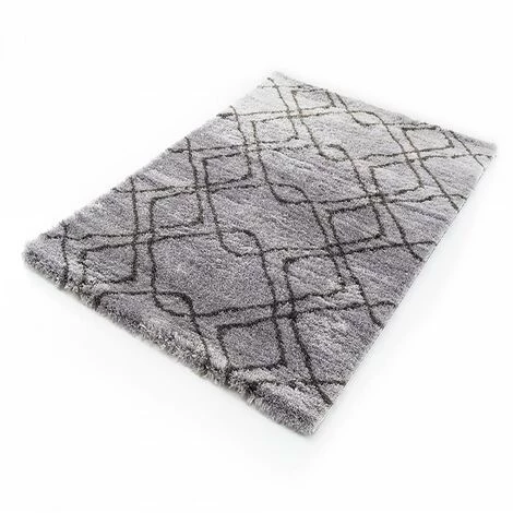 JADOREL Tapis Berbère Style 80x150 Cm Rectangulaire PEARL MA KJ Gris Entrée Adapté Au Chauffage Par Le Sol - Gris 3 JADOREL Tapis Berbère Style 80x150 Cm Rectangulaire PEARL MA KJ Gris Entrée Adapté Au Chauffage Par Le Sol - Gris – Image 3