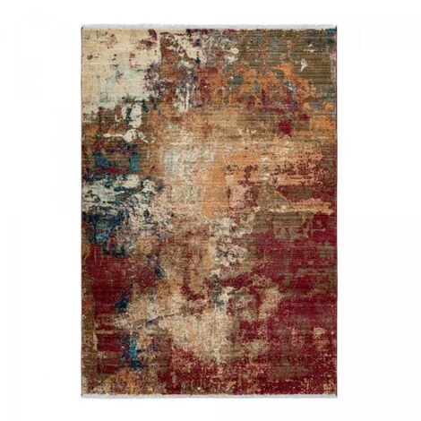 JADOREL Tapis Salon 80x150 Cm Rectangulaire MEDELLO LL Rouge Entrée Adapté Au Chauffage Par Le Sol - Rouge 2 JADOREL Tapis Salon 80x150 Cm Rectangulaire MEDELLO LL Rouge Entrée Adapté Au Chauffage Par Le Sol - Rouge – Image 2