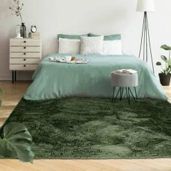 THEDECOFACTORY NEO YOGA - <p>Tapis à Poils Longs Extra-doux Vert Foncé 160x230 - Vert Foncé 9 THEDECOFACTORY NEO YOGA - <p>Tapis à Poils Longs Extra-doux Vert Foncé 160x230 - Vert Foncé -Tapis et paillasson Soldes 32030305 5