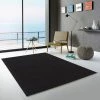 WMD Tapis De Salon Rectangulaire Noir Moderne Casacolora CCNER | Taille: 50 X 80