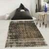 JADOREL Tapis Berbère Style 160x230 Cm Rectangulaire CASALINE KJ Marron Salon Adapté Au Chauffage Par Le Sol - Marron