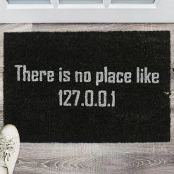 Relaxdays Paillasson En Coco "There Is No Place Like 127.0.0.1", Tapis Nerd, Intérieur & Extérieur, 60x40 Cm, Noir 7 Relaxdays Paillasson En Coco "There Is No Place Like 127.0.0.1", Tapis Nerd, Intérieur & Extérieur, 60x40 Cm, Noir -Tapis et paillasson Soldes 32089347 3
