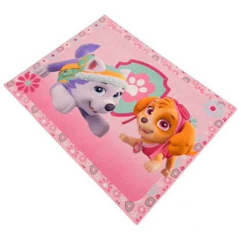 AWE Tapis Pat Patrouille Everest Et Skye - 95 Cm X 125 Cm - Rose 3 AWE Tapis Pat Patrouille Everest Et Skye - 95 Cm X 125 Cm - Rose – Image 3