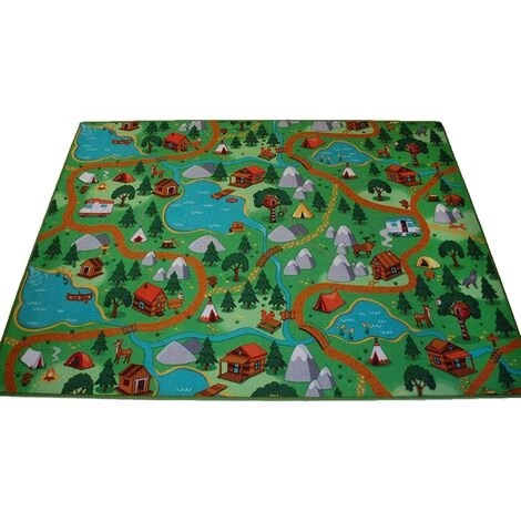 AWE Tapis Circuit Voiture - Hiking - 95 Cm X 200 Cm - Multicolor 1 AWE Tapis Circuit Voiture - Hiking - 95 Cm X 200 Cm - Multicolor
