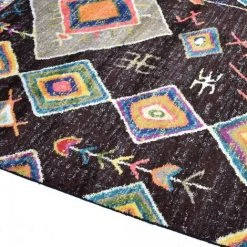 JADOREL Tapis Berbère Style 60x110 Cm Rectangulaire AGAD Marron Entrée Adapté Au Chauffage Par Le Sol - Marron 8 JADOREL Tapis Berbère Style 60x110 Cm Rectangulaire AGAD Marron Entrée Adapté Au Chauffage Par Le Sol - Marron -Tapis et paillasson Soldes 32169786 4