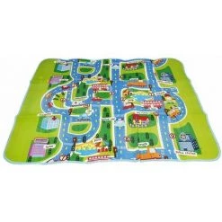SIFREE Tapis De Jeu Circuit Voiture De Course Tapis Rectangle Géant Jouet Cadeau Pour Bébé Enfant Mixte -Tapis et paillasson Soldes 32327272 3