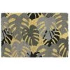 AUTRES Tapis Coco Feuillage Noir Blc 40x60 - BTB TAPIS BENOIT