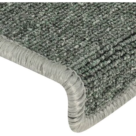 Tapis D'escalier 15 Pcs 65x25 Cm Vert VidaXL 5 Tapis D'escalier 15 Pcs 65x25 Cm Vert VidaXL – Image 5