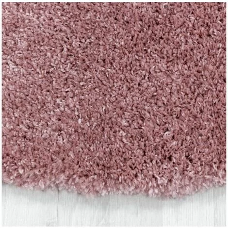 Tapis BOBOCHIC - Tapis Shaggy Rond FALMA Uni 80x80 Rose - Rose 1 Tapis BOBOCHIC - Tapis Shaggy Rond FALMA Uni 80x80 Rose - Rose
