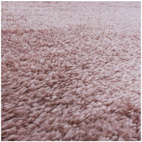 Tapis BOBOCHIC - Tapis Shaggy Rond FALMA Uni 80x80 Rose - Rose 5 Tapis BOBOCHIC - Tapis Shaggy Rond FALMA Uni 80x80 Rose - Rose – Image 5