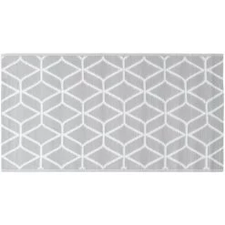 Tapis D'extérieur Gris 80x150 Cm PP VidaXL -Tapis et paillasson Soldes 32562874 3