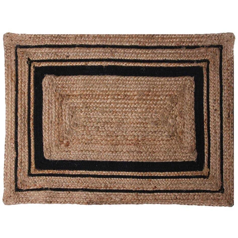 HOMEMAISON Tapis Jute Jodhpur Naturel 70 X 140 Cm - Naturel 1 HOMEMAISON Tapis Jute Jodhpur Naturel 70 X 140 Cm - Naturel