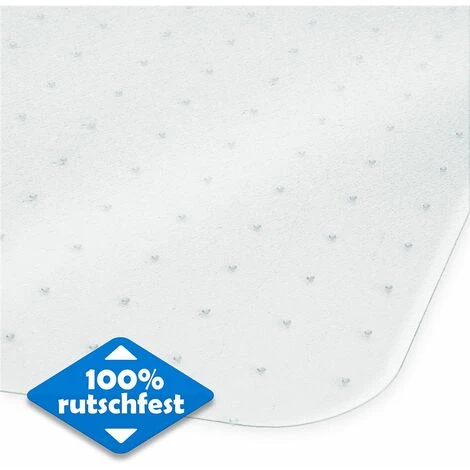 Tapis Protège-sol Neo | LxL 114 X 120 Cm | PVC | Pour Moquette | Transparent | Certeo - Transparent 2 Tapis Protège-sol Neo | LxL 114 X 120 Cm | PVC | Pour Moquette | Transparent | Certeo - Transparent – Image 2
