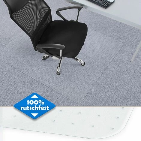 Tapis Protège-sol Neo | LxL 114 X 120 Cm | PVC | Pour Moquette | Transparent | Certeo - Transparent 4 Tapis Protège-sol Neo | LxL 114 X 120 Cm | PVC | Pour Moquette | Transparent | Certeo - Transparent – Image 4