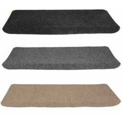 SIFREE Lot De 15 Tapis D'escalier Marchette Escalier 65x25 Cm Gris 6 SIFREE Lot De 15 Tapis D'escalier Marchette Escalier 65x25 Cm Gris -Tapis et paillasson Soldes 32644543 3