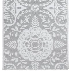 VidaXL Tapis D'extérieur Gris Clair 120x180 Cm PP - Gris -Tapis et paillasson Soldes 32699555 4