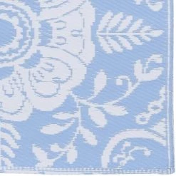 VidaXL Tapis D'extérieur Bleu Azuré 160x230 Cm PP - Bleu -Tapis et paillasson Soldes 32699558 5