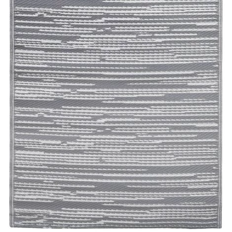 Tapis D'extérieur Gris 160x230 Cm PP VidaXL 4 Tapis D'extérieur Gris 160x230 Cm PP VidaXL – Image 4