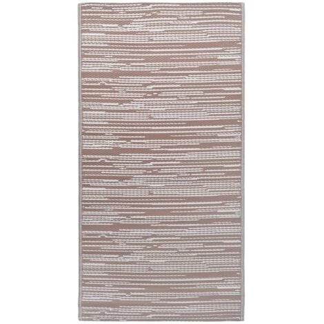 VidaXL Tapis D'extérieur Marron 160x230 Cm PP - Brun 2 VidaXL Tapis D'extérieur Marron 160x230 Cm PP - Brun – Image 2