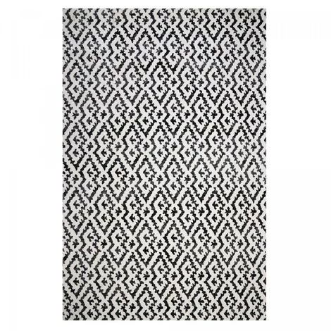 JADOREL Tapis Exterieur 120x170 Cm Rectangulaire EDJE Noir Terrasse, Jardin Adapté Au Chauffage Par Le Sol - Noir 2 JADOREL Tapis Exterieur 120x170 Cm Rectangulaire EDJE Noir Terrasse, Jardin Adapté Au Chauffage Par Le Sol - Noir – Image 2